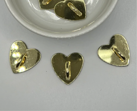 Adhesive Heart - Gold